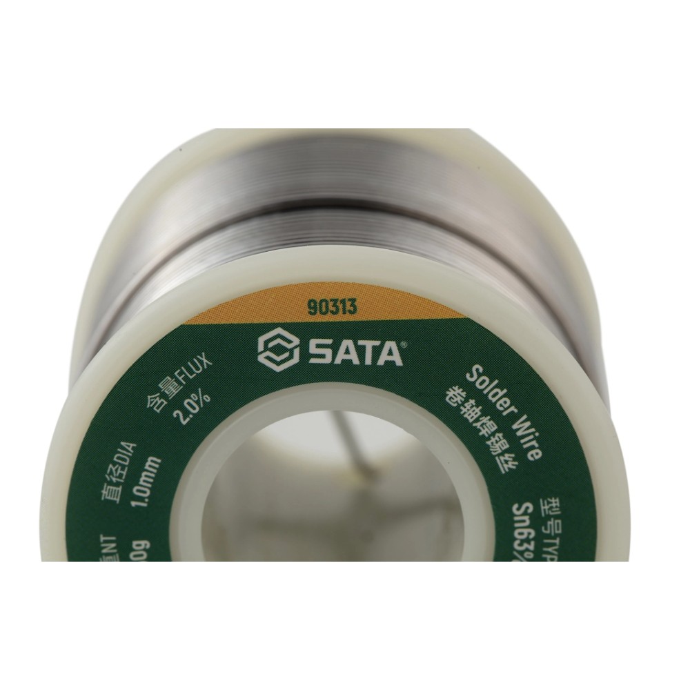 ลวดตะกั่วบัดกรี แบบขด Sata 90313 Coiled Soldering Wire ขนาด 1 0 มม  250G