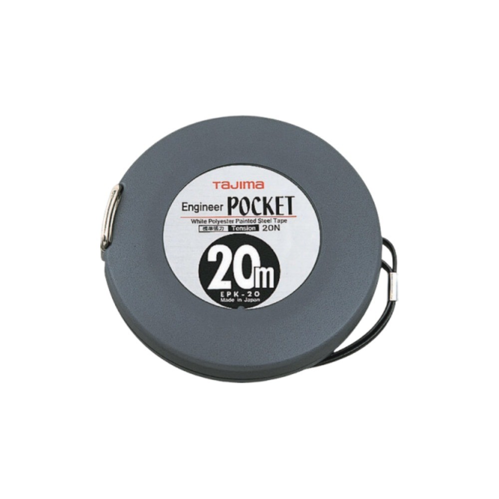ตลับเมตรเหล็กกล้า TAJIMA EPK 20BL ขนาด 20 เมตร