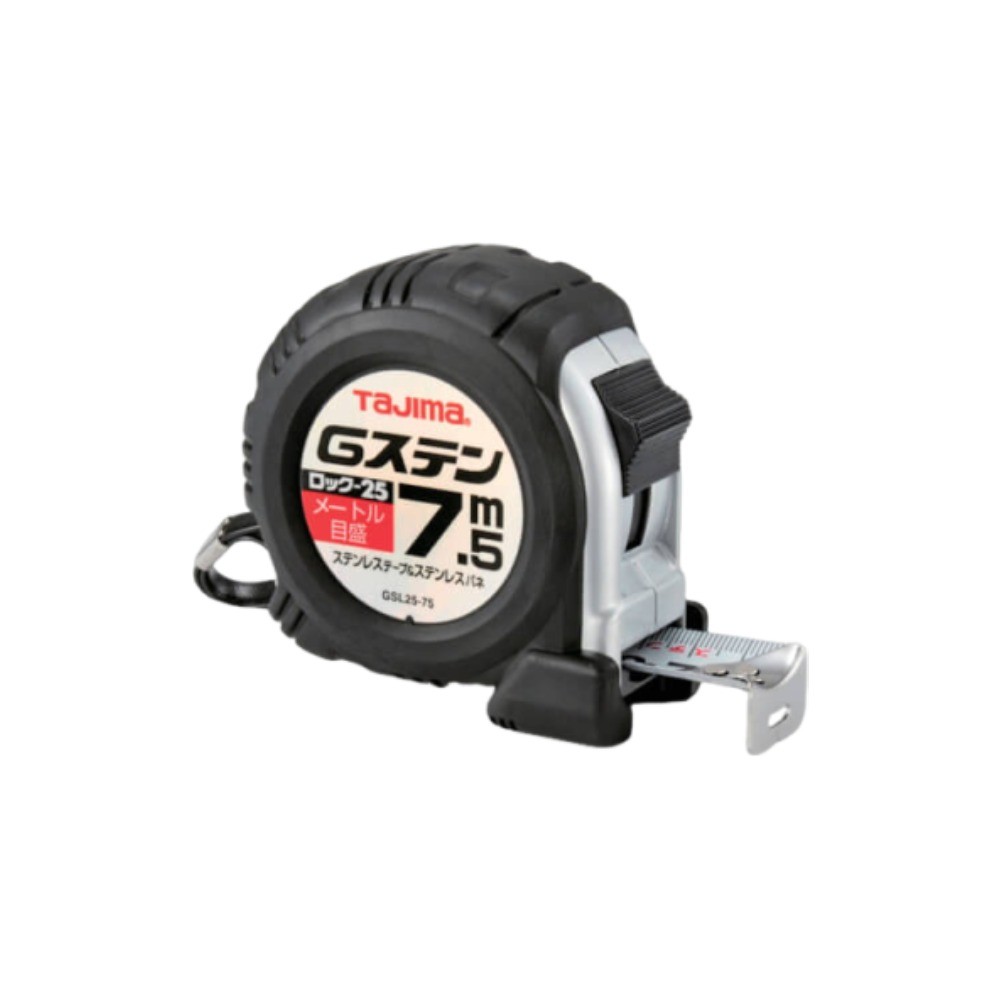 ตลับเมตรสแตนเลส TAJIMA GSL2575BL รุ่น G STAINLESS LOCK