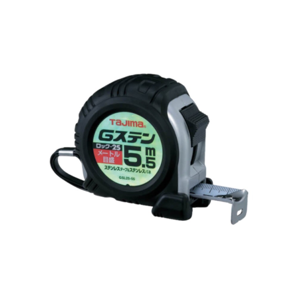 ตลับเมตร TAJIMA GSL2555BL ระบบล็อกเรซิ่น ขนาด 25มม x 5 5เมตร