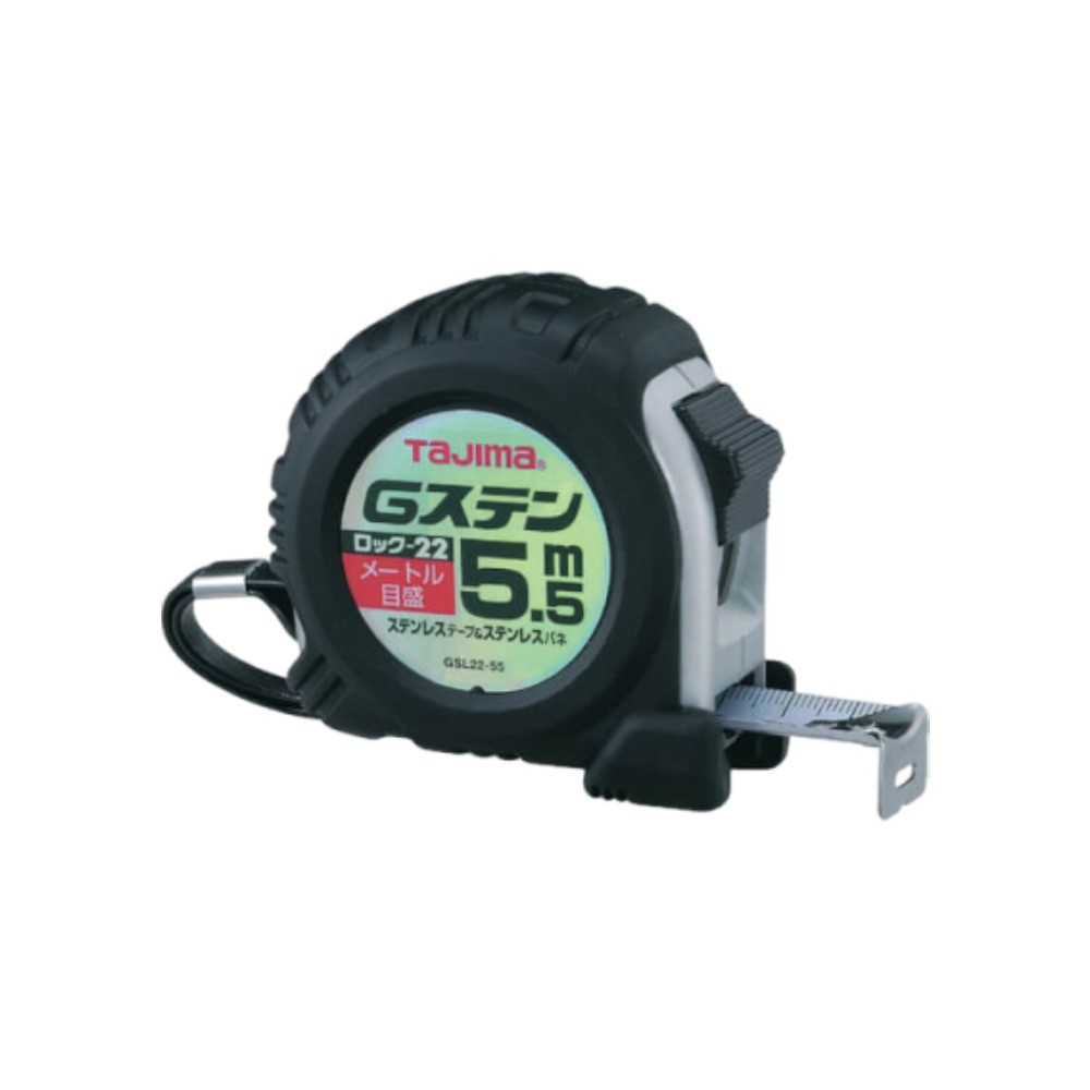 ตลับเมตร TAJIMA GSL2255BL หุ้มเรซิ่นกันกระแทก
