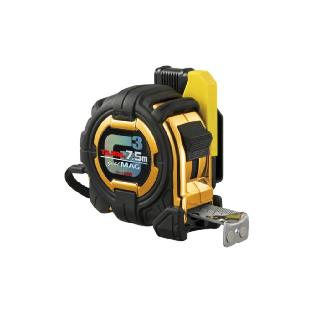 ตลับเมตร TAJIMA SFG3GLM25 75BL มาพร้อมตะขอแม่เหล็ก ขนาด 25มม x 7 5เมตร