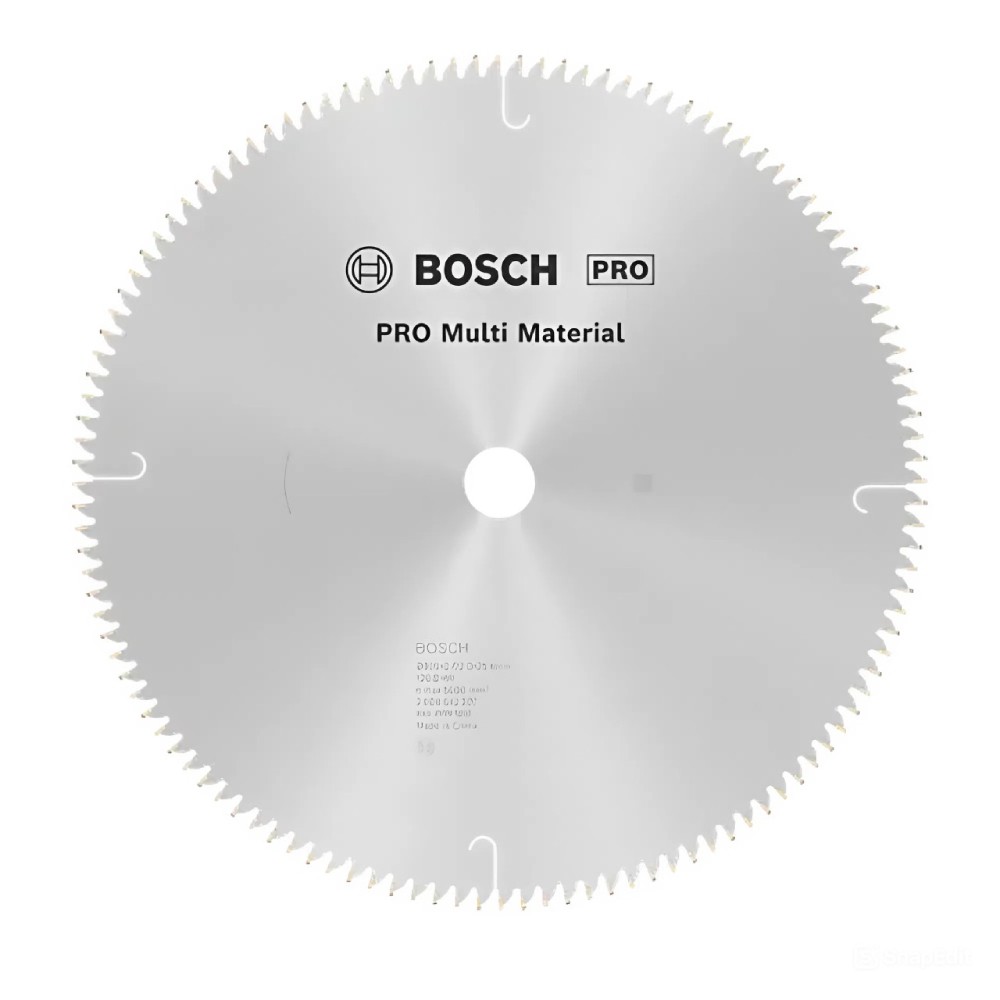 ใบเลื่อยวงเดือน BOSCH 2 608 642 207 ขนาด 12 นิ้ว 120 ฟัน  ตัดอลูมิเนียม 