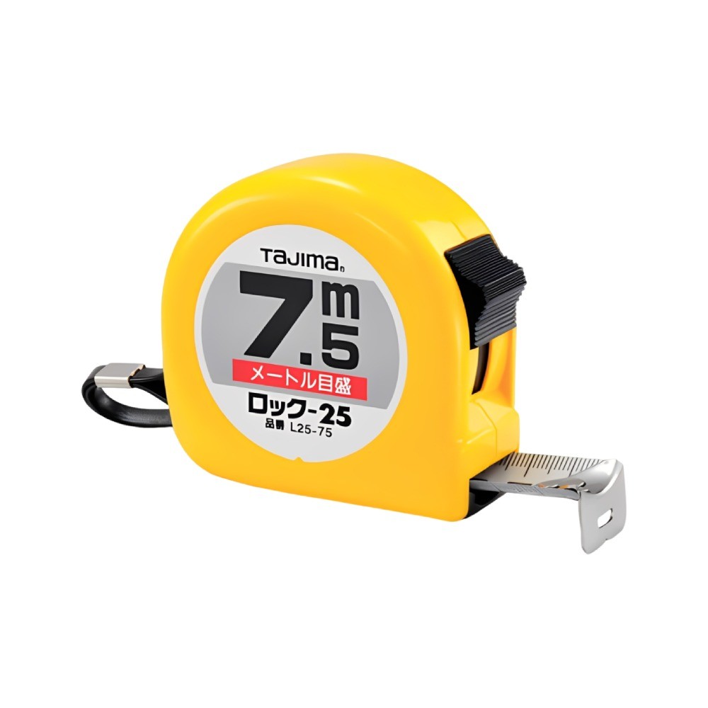 ตลับเมตร TAJIMA L25 75BL ระบบล็อคแน่นหนา