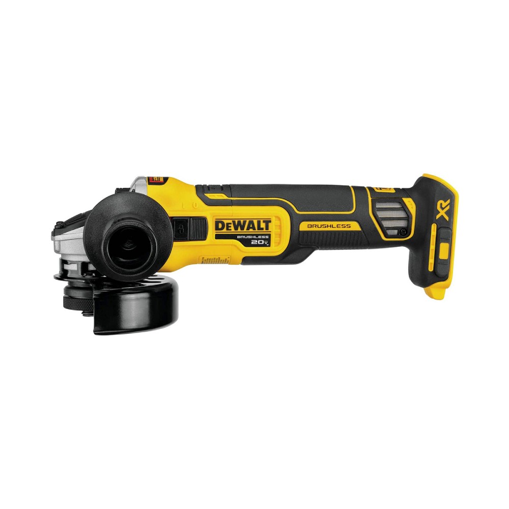 เครื่องเจียรไร้สาย DEWALT DCG405P2 B1 ขนาด 4 นิ้ว 20V Max พร้อมแบตเตอรี่ 5 0Ah x2