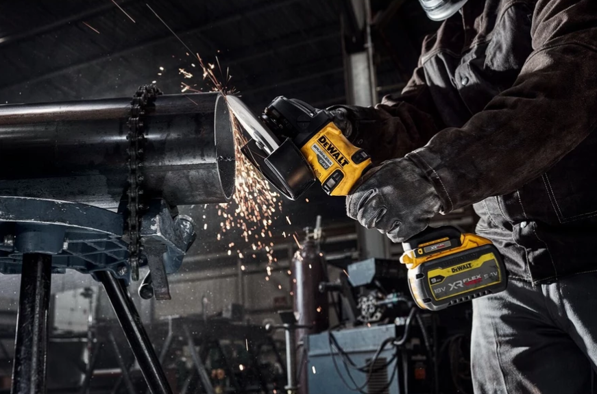 เครื่องเจียรไร้สาย DEWALT DCG440N KR ขนาด 180 มม  60V  เครื่องเปล่า 