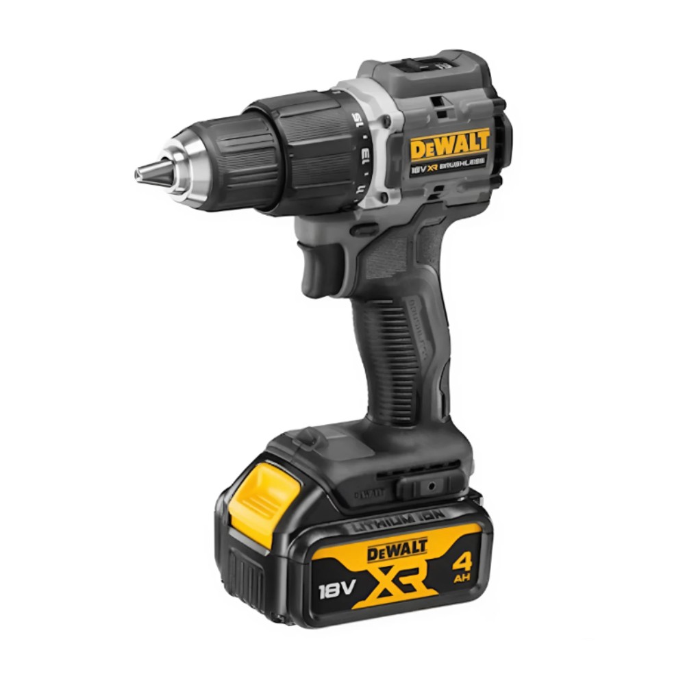 สว่านไร้สาย DEWALT DCD100M1T 18V พร้อมแบตเตอรี่ 4 0Ah x  1 ก้อน     แท่นชาร์จ