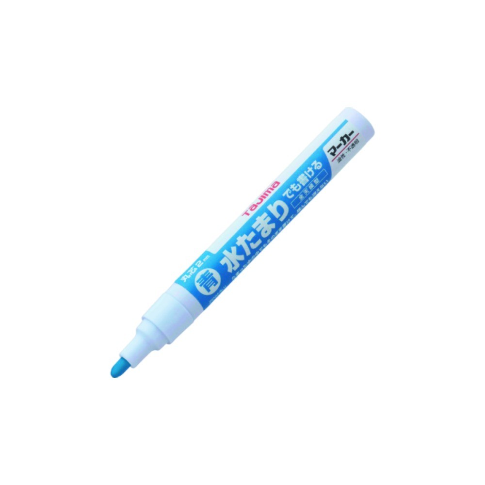 ปากกามาร์คเกอร์ TAJIMA ZENM BLU ปลายแหลมสำหรับงานช่าง