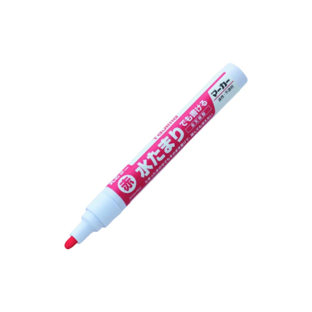 ปากกามาร์คเกอร์ TAJIMA ZENM RED สีแดงเข้มชัดเจน