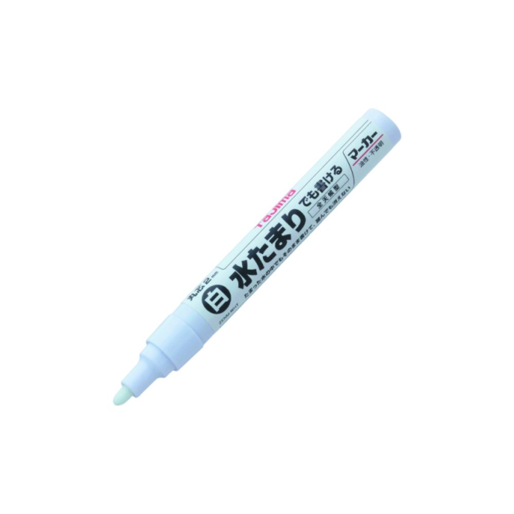ปากกาเคมี TAJIMA ZENM WHT สีขาวหัวคมชัด