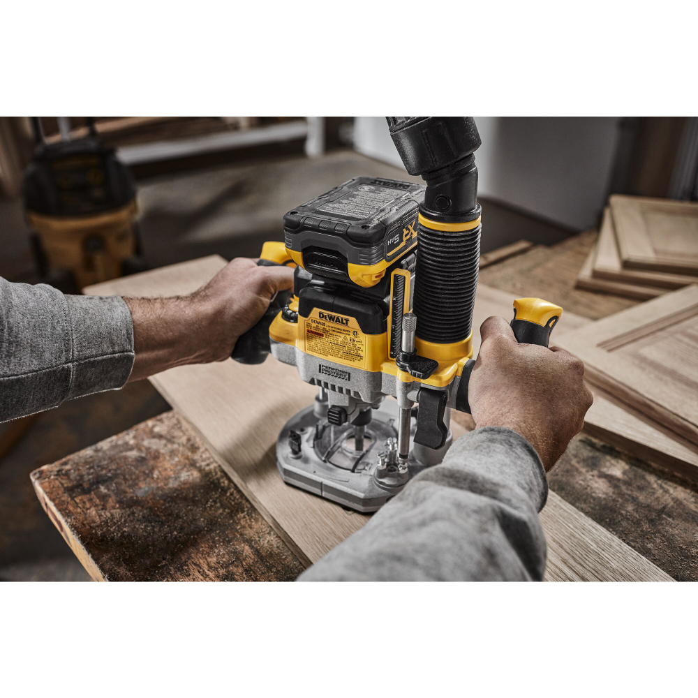 เร้าเตอร์ไร้สาย DEWALT DCW620B 20V Max ขนาด 1 2 นิ้ว  เครื่องเปล่า 