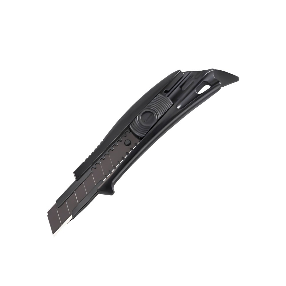 มีดคัตเตอร์ TAJIMA DFC510N GB ขนาด 18 มม  ด้ามสีดำ