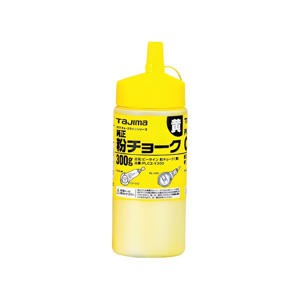 ผงชอล์กสำหรับตลับตีเส้น TAJIMA PLC2 Y300 สีเหลือง ขนาด 300 กรัม