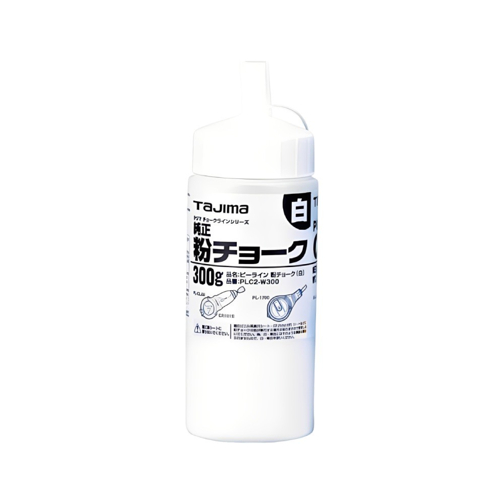 ชอล์คผงตีเส้น TAJIMA PLC2 W300 สีขาวสำหรับงานวัดระยะ