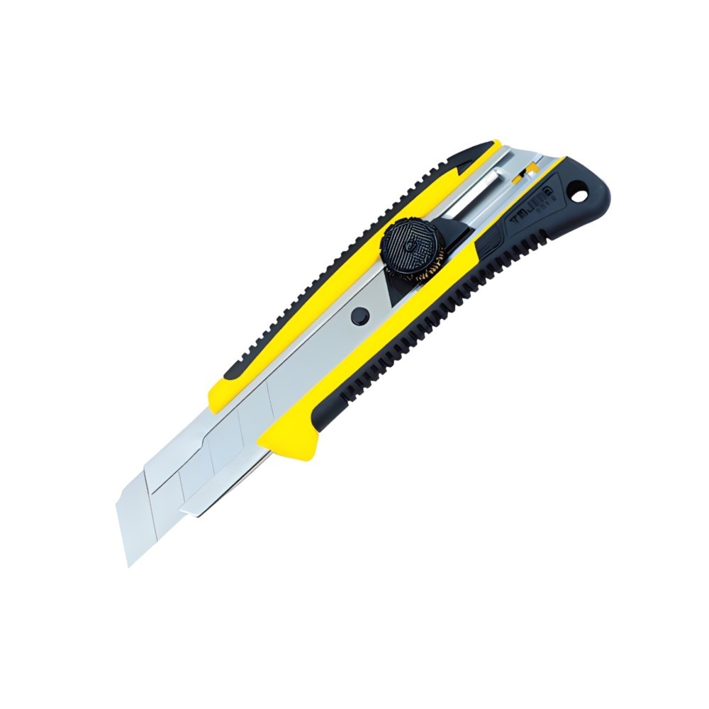 มีดคัตเตอร์ TAJIMA LC561YBL ขนาด 18 มม  สีเหลือง