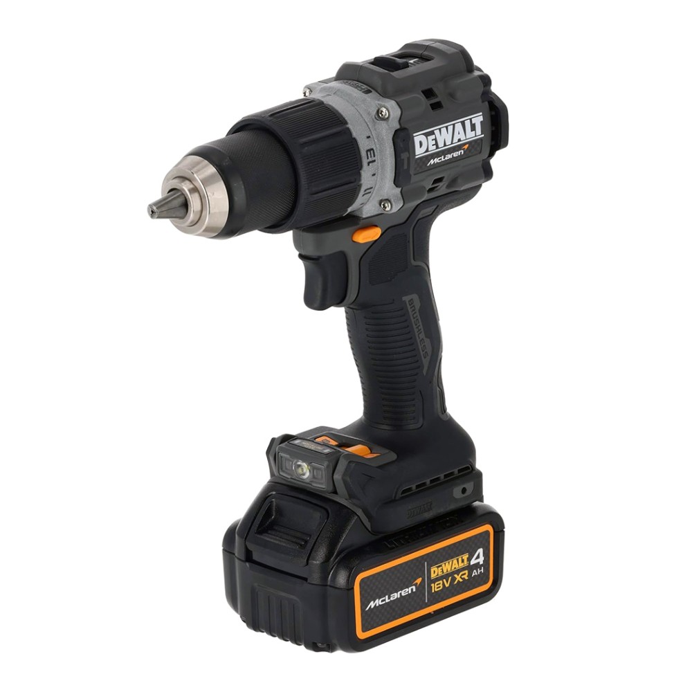 ชุดสว่านกระแทกไร้สาย DEWALT DCD85MM1T QW 18V  พร้อมแบตเตอรี่ 4 0Ah x  1 ก้อน     แท่นชาร์จ
