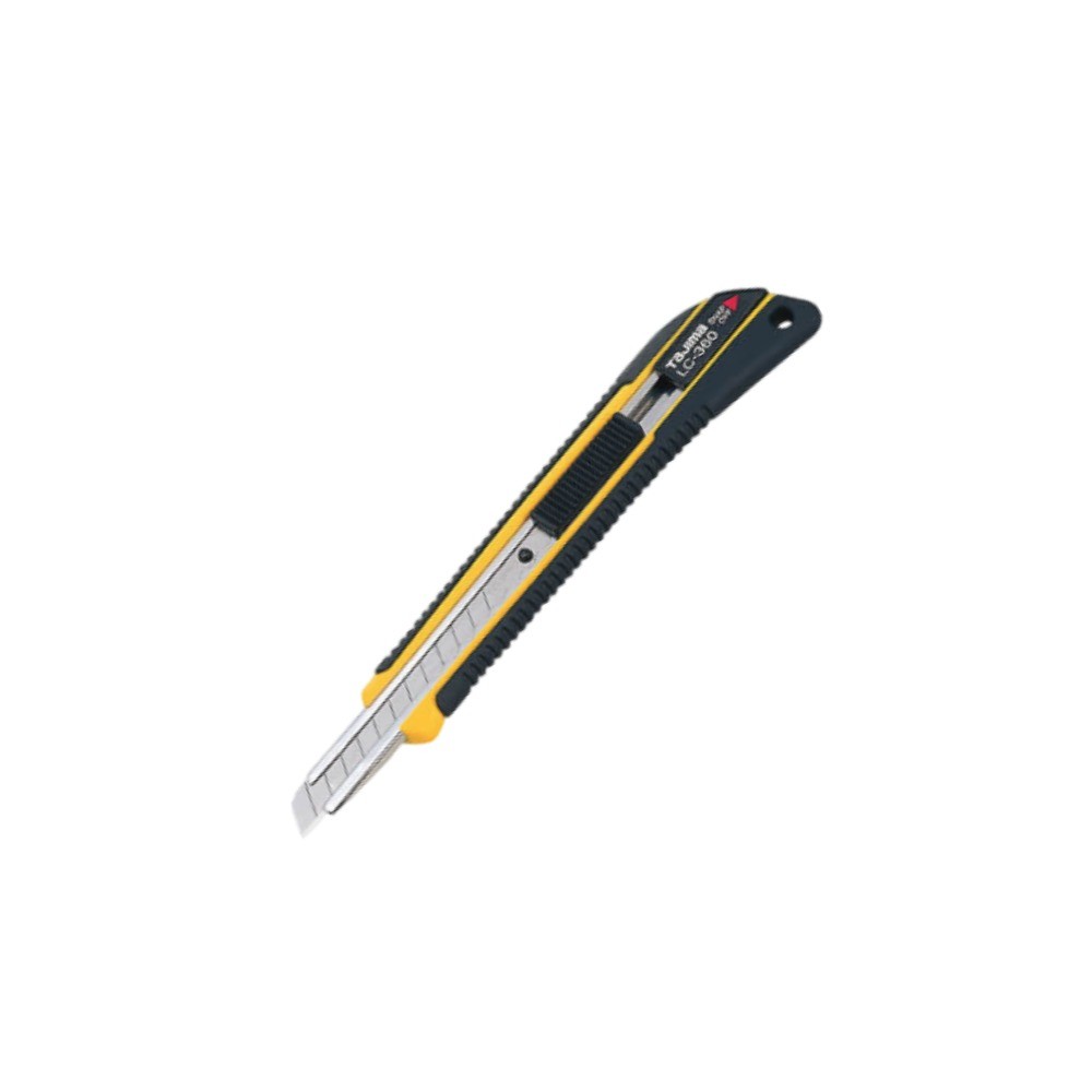 มีดคัตเตอร์พลาสติก TAJIMA LC360YBL ด้ามจับถนัดมือ