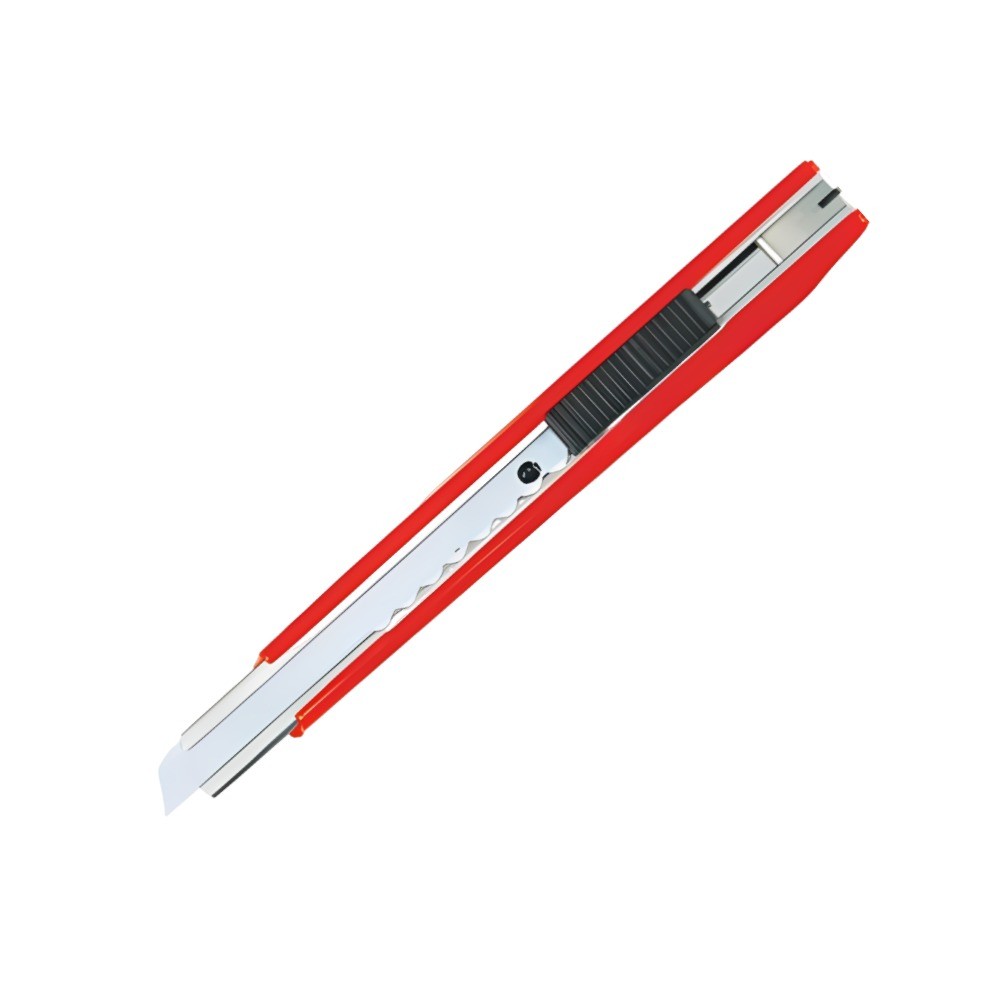 มีดคัตเตอร์ TAJIMA LC303RBL ขนาด 9 มม สีแดง