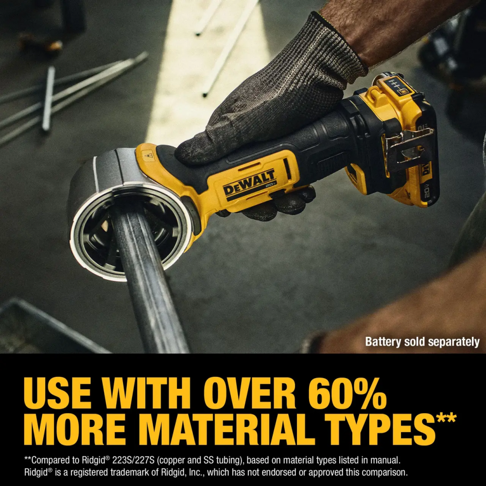 เครื่องลบคมท่อไร้สาย DEWALT DCE710B 20V Max  เครื่องเปล่า 