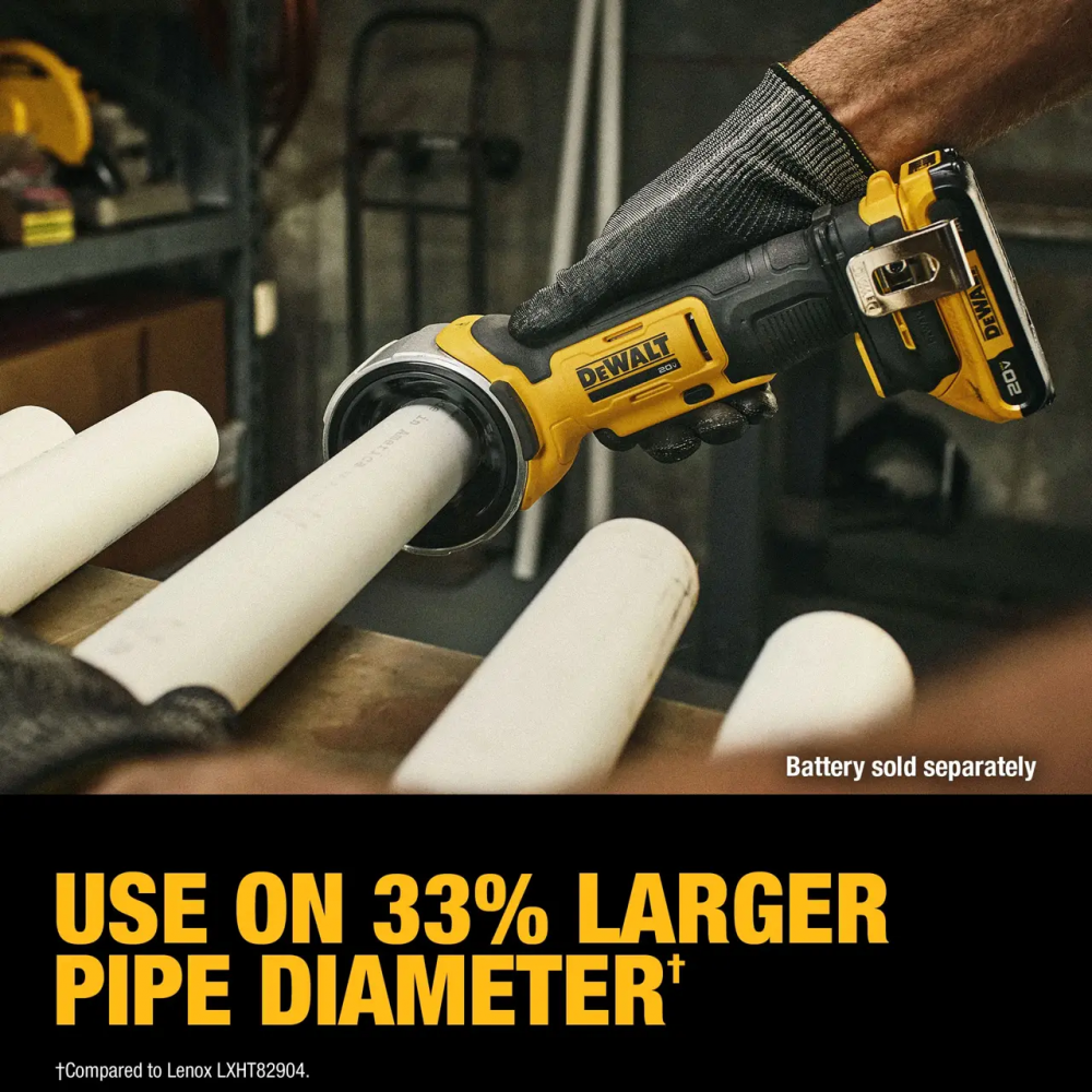เครื่องลบคมท่อไร้สาย DEWALT DCE710B 20V Max  เครื่องเปล่า 