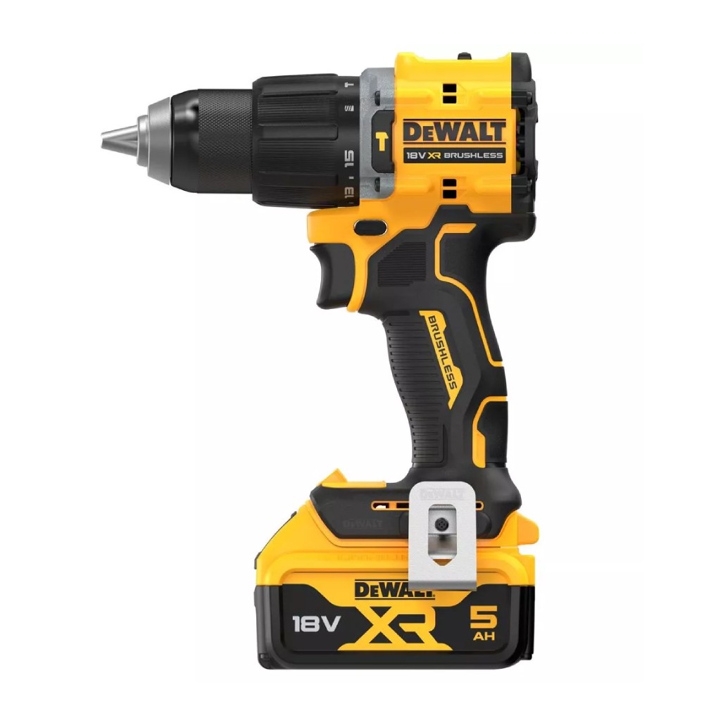 สว่านกระแทกไร้สายไร้แปรงถ่าน DEWALT DCD799P1T B1 20V Max พร้อมแบตเตอรี่ 5Ah 1 ก้อน และกล่อง TSTAK