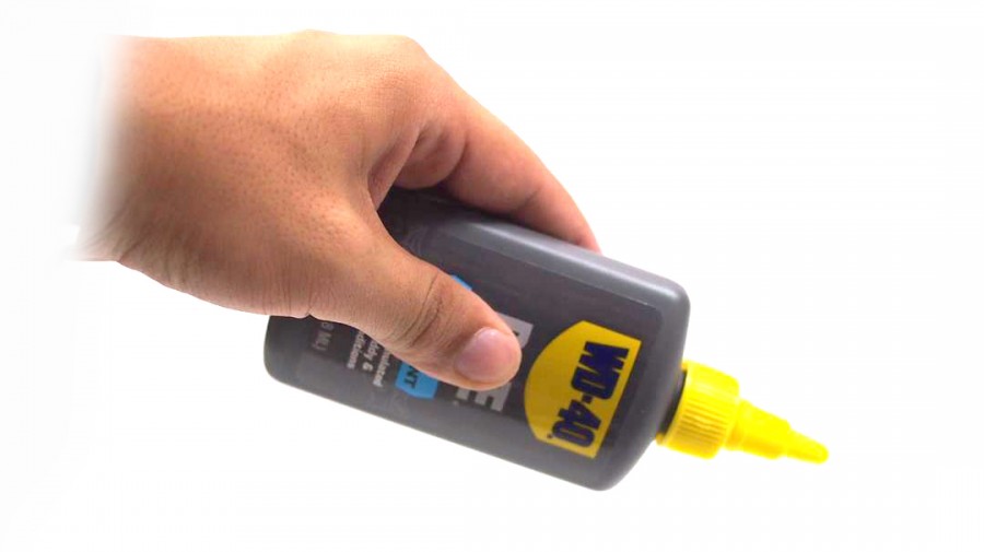 น้ำมันหยอดโซ่จักรยาน  WD-40 ชนิดเปียก WET CHAIN LUBE 4 OZ.
