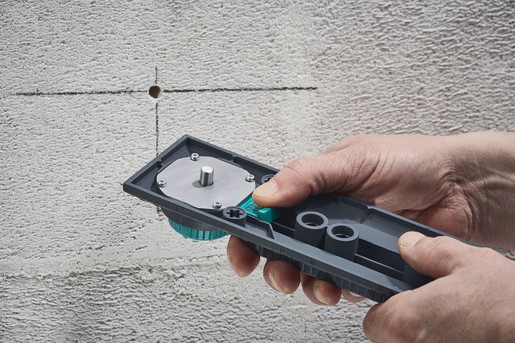 ระดับน้ำ จิ๊กเจาะปลั๊กไฟ ผนัง Wolfcraft 5976000 Drill Jig