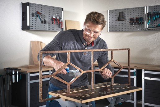 ชุดแปรงขัดสนิม Wolfcraft 5641000 Metalworking Set 5 ชิ้น