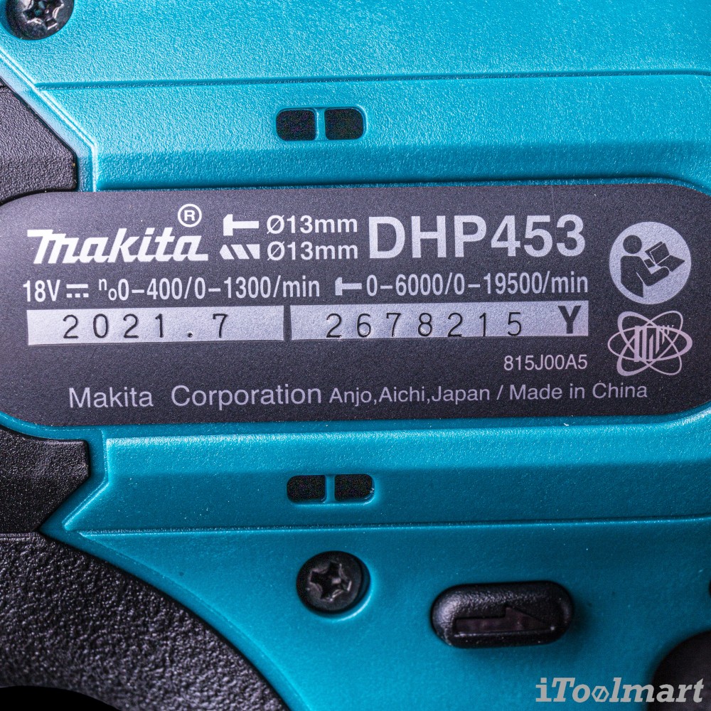 สว่านกระแทก ไร้สาย MAKITA DHP453SF1J 