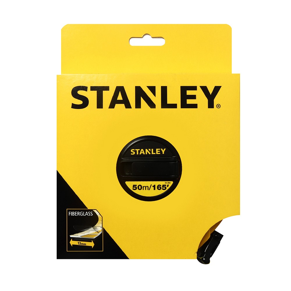 STANLEY STHT34263 Fibreglass Long Tape Measure 50 M./165FT