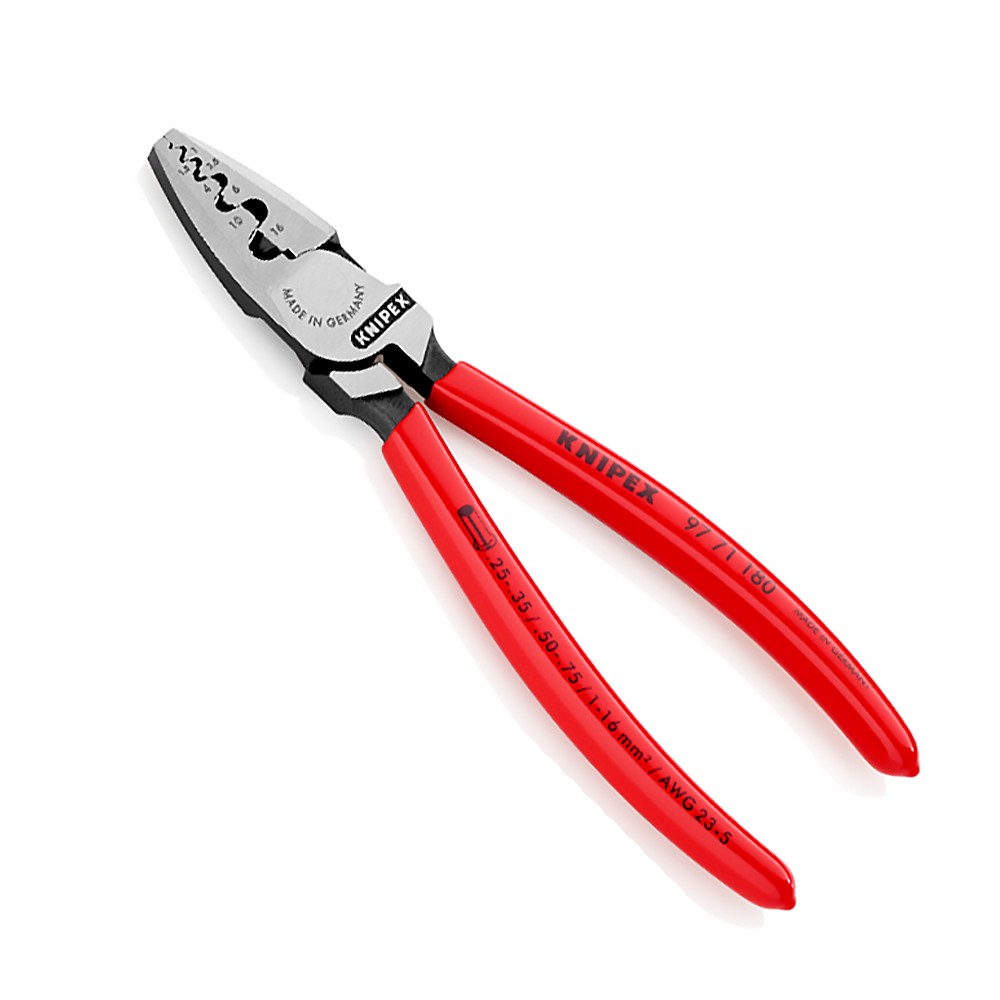 KNIPEX 97 71 180 Crimping Pliers for wire ferrules