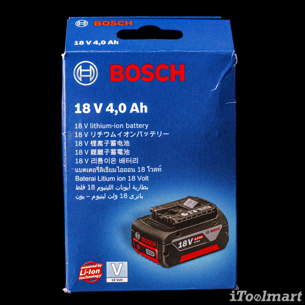 แบตเตอรี่ BOSCH GBA 18V 4.0AH