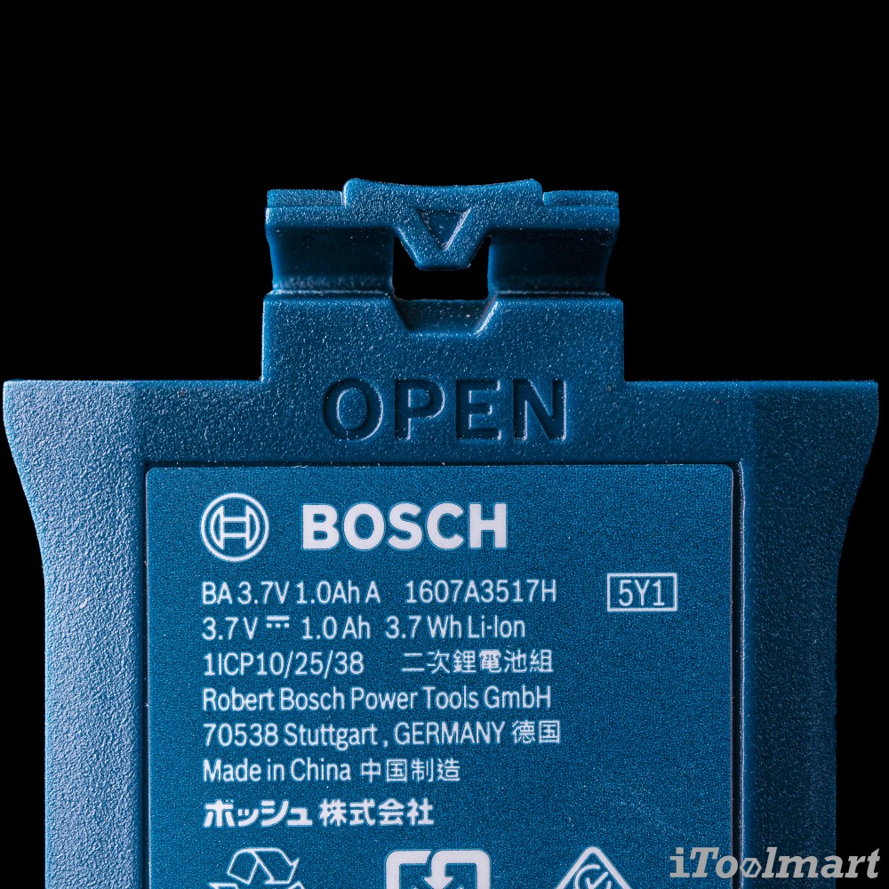 แบตเตอรี่ BOSCH BA 3.7V 1.0Ah (1 608 M00 C5D)