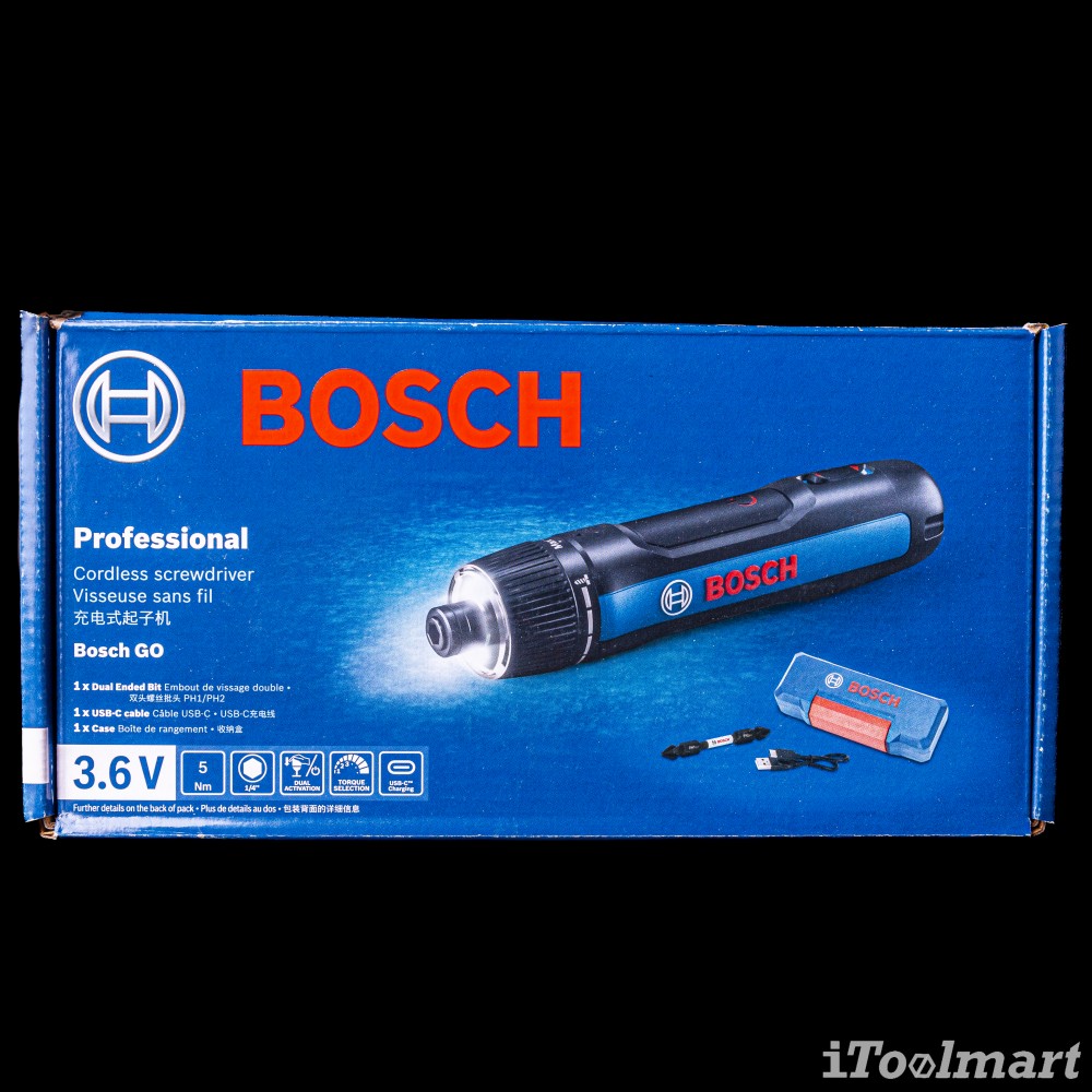 ไขควงไฟฟ้าไร้สาย Bosch GO 3 (3.6V) 0 601 9H2 280 (Solo)
