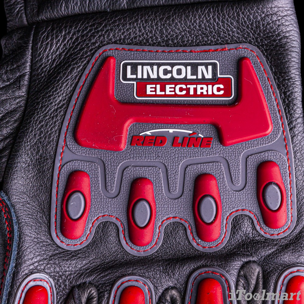 ถุงมืองานเชื่อม ลายเเดง Lincoln Electric รุ่น K3109 (Welding Glove Red Line)