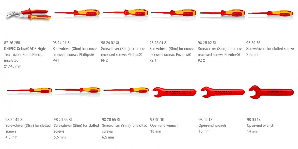 ชุดเครื่องมือช่างไฟฟ้า KNIPEX 98 99 15 Toolbox BIG Twin Move RED Electric 95 ชิ้น