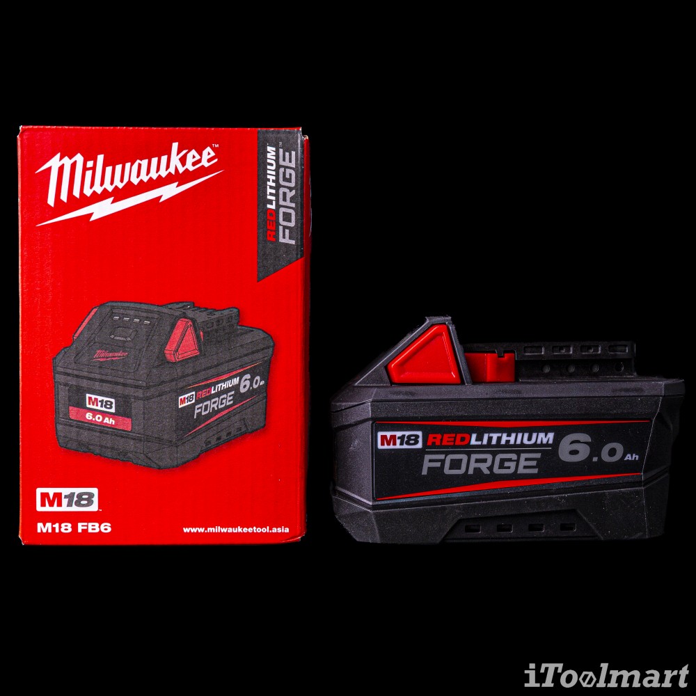 แบตเตอรี่ Milwaukee M18 FB6 18V. 6.0Ah. FORGE™