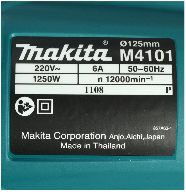 MAKITA M4101XB Cutting Machine Size 4 - 5 inch, 1250W