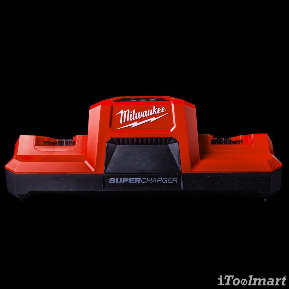 แท่นชาร์จแบตเตอรี่ ซุปเปอร์ชาร์จ Milwaukee M18 DBSC SA ชาร์จแบตได้ 2 ก้อน
