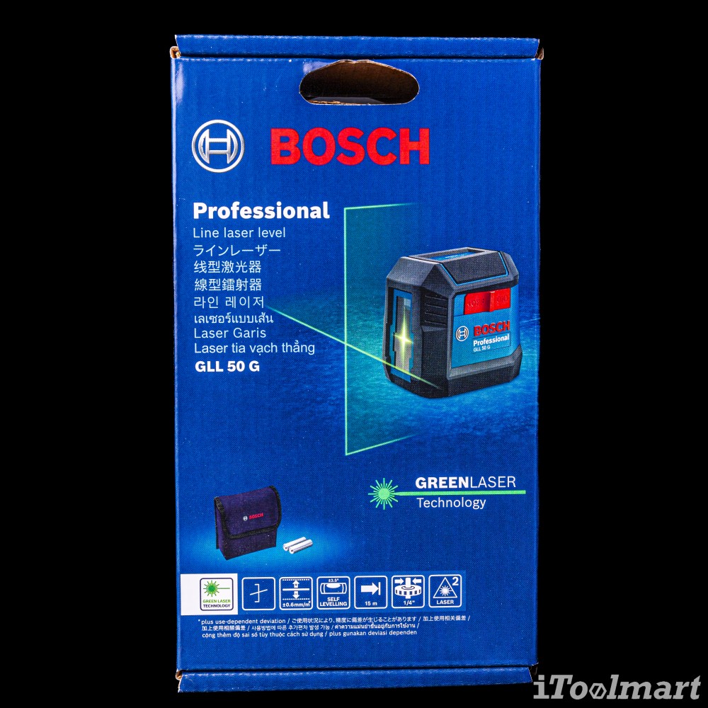 เลเซอร์แบบเส้น BOSCH GLL 50 G PROFESSIONAL