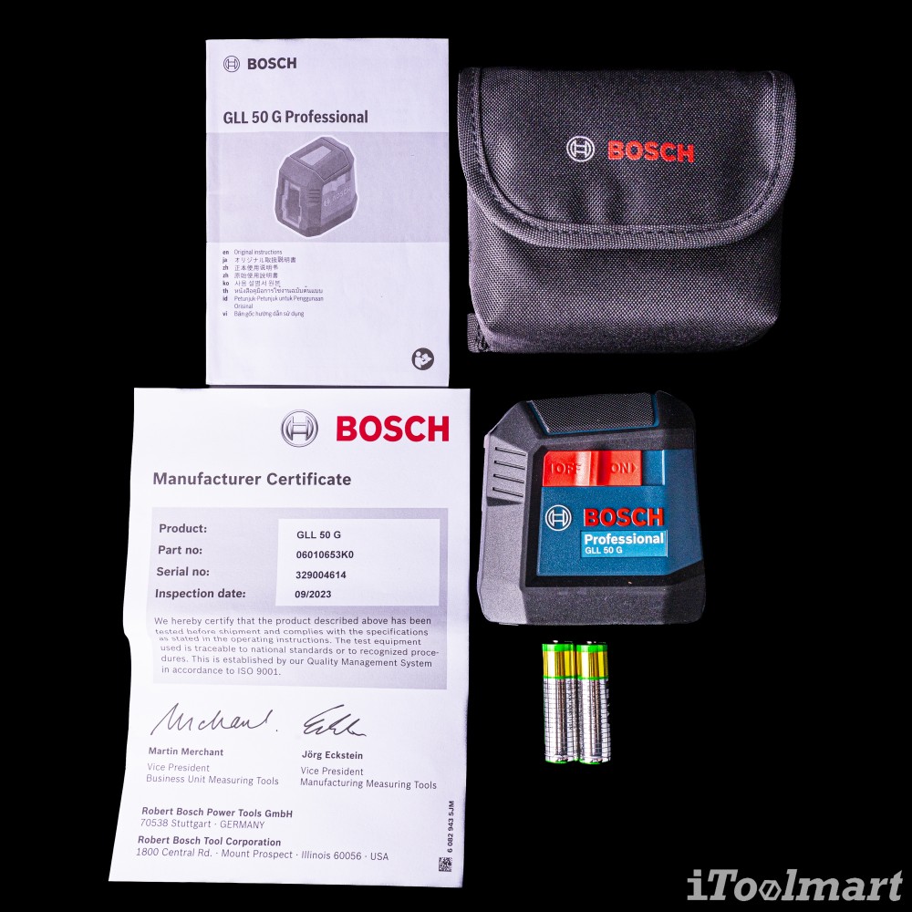 เลเซอร์แบบเส้น BOSCH GLL 50 G PROFESSIONAL