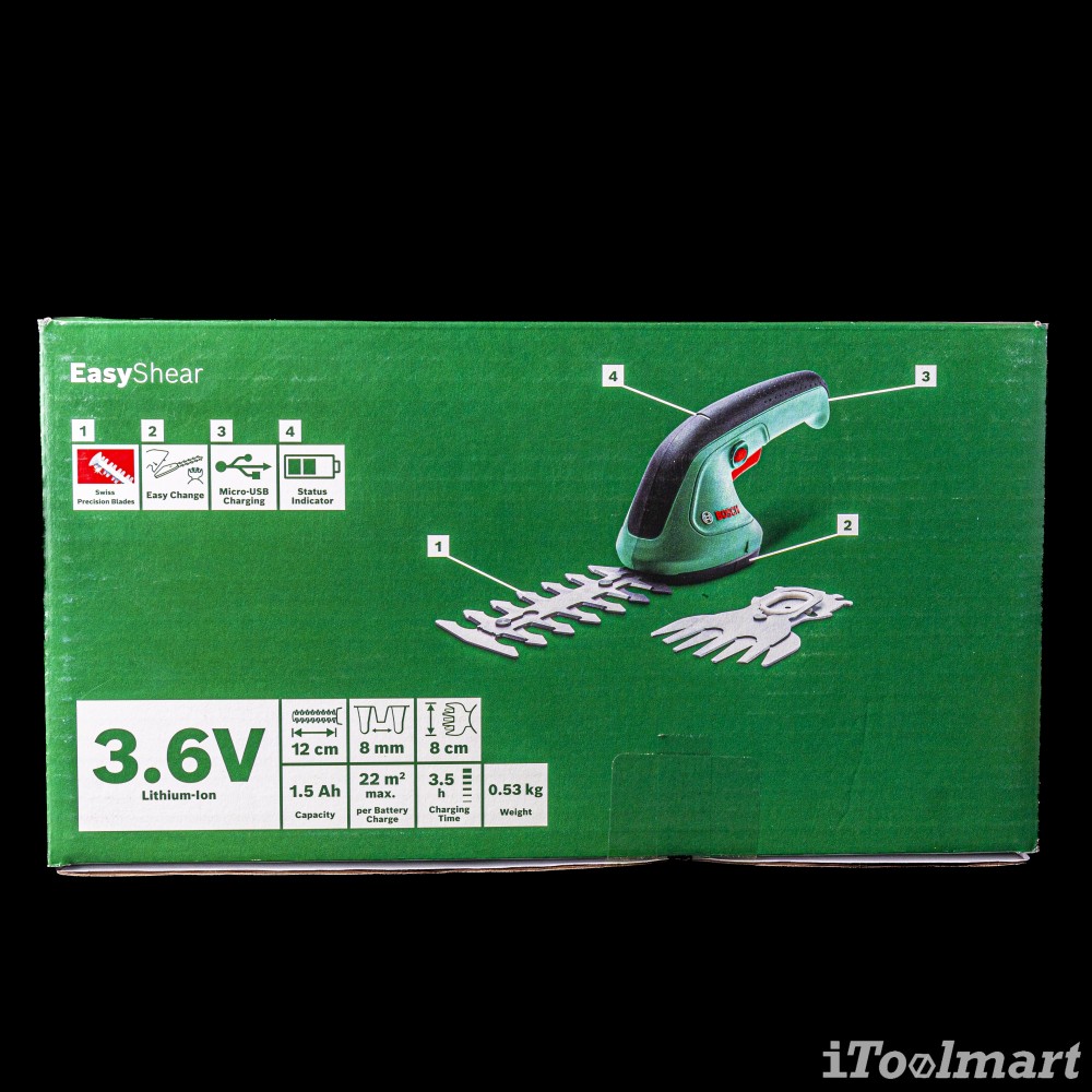 เครื่องตัดแต่งกิ่งไม้ไร้สาย Bosch EasyShear
