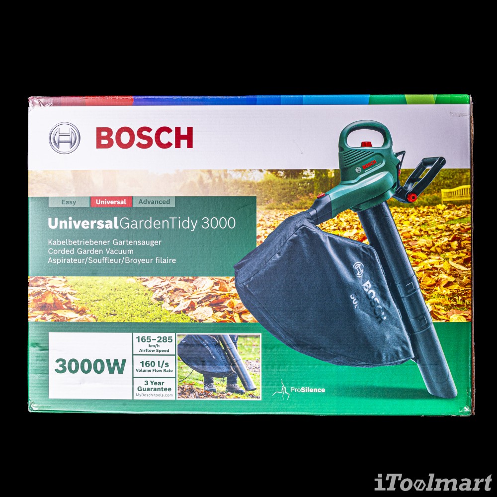 เครื่องเป่าลมไฟฟ้า Bosch UniversalGardenTidy 3000