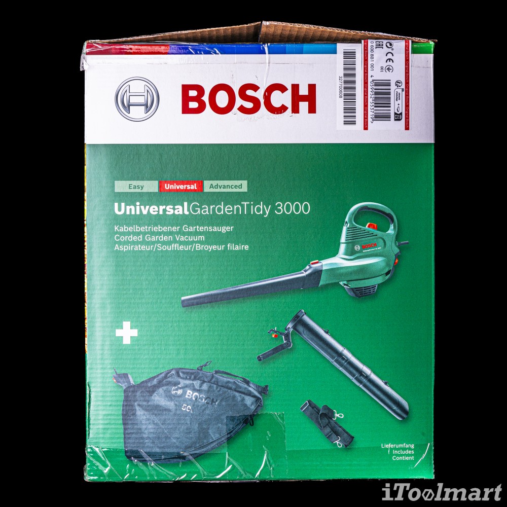 เครื่องเป่าลมไฟฟ้า Bosch UniversalGardenTidy 3000