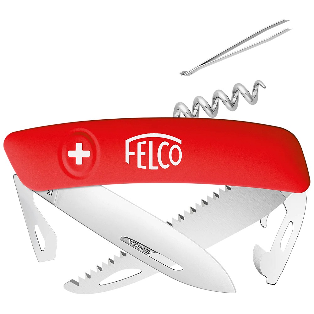 มีดพับตอนกิ่ง FELCO 505 Swiss Knife 10 functions + Corkscrew