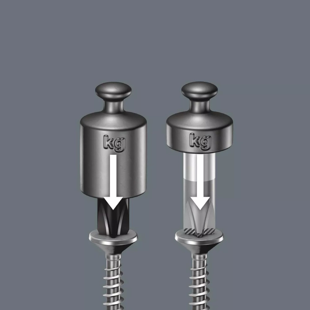 ไขควงด้ามบอล Wera 1850 Kraftform Ball-Grip PH 2 x 100 mm. 05007906001