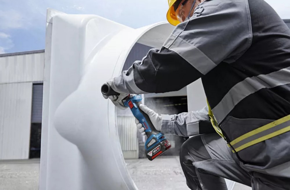 เครื่องเจียรไร้สาย BOSCH GWS 18V-11 S Professional ขนาด 4 นิ้ว (ตัวเปล่า)