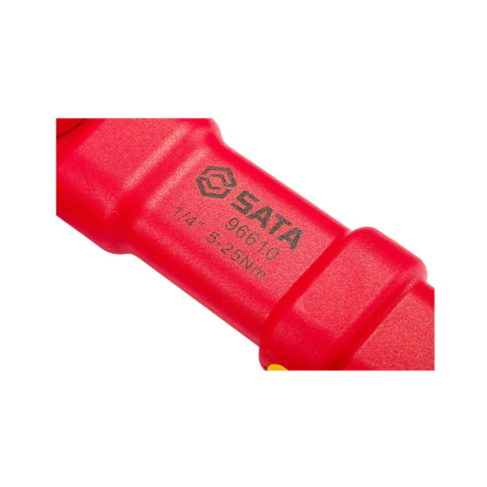 ประแจปอนด์หุ้มฉนวน SATA 96610 ขนาด 1/4 นิ้ว 5-25 Nm. ความยาว 285 มม.