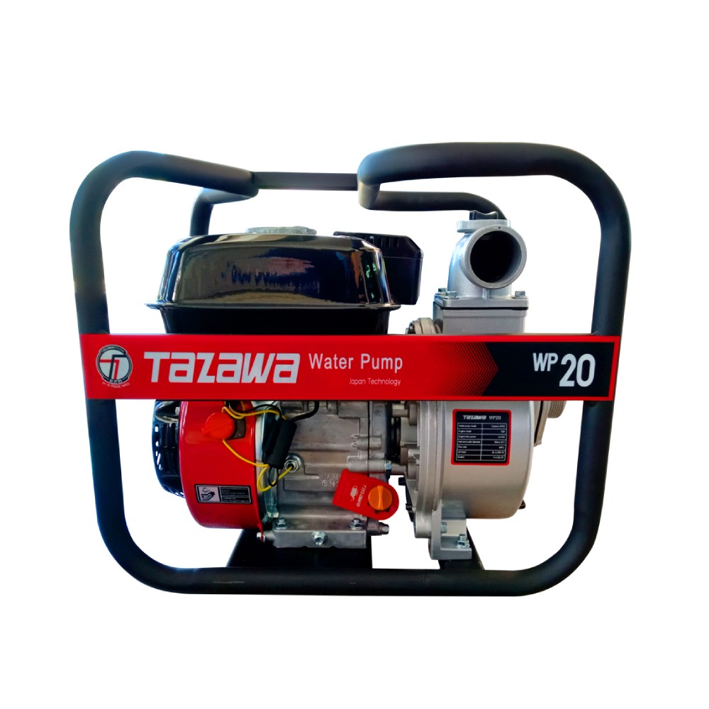 เครื่องสูบน้ำเบนซิน TAZAWA WP20 ขนาด 2.0 นิ้ว กำลังเครื่องยนต์ 7 HP
