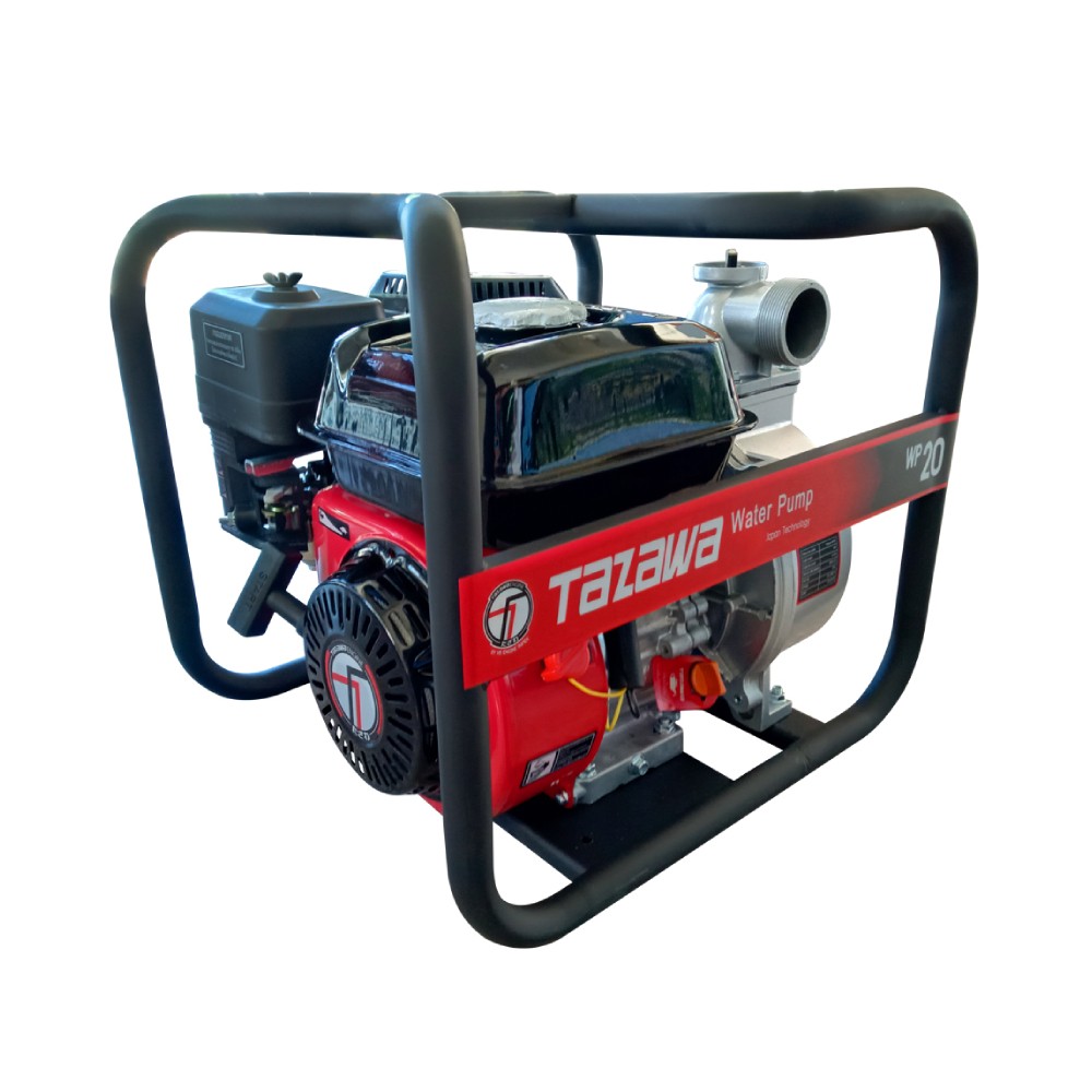 เครื่องสูบน้ำเบนซิน TAZAWA WP20 ขนาด 2.0 นิ้ว กำลังเครื่องยนต์ 7 HP